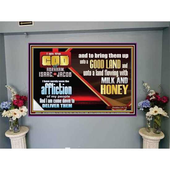 SEEN THE AFFLICTION OF MY PEOPLE AND I WILL DELIVER THEM  Inspirational Bible Verse  GWJOY9894  