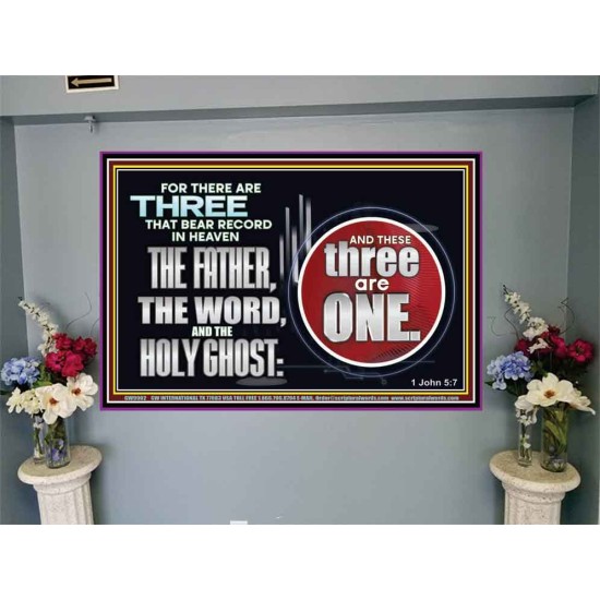 THE THREE THAT BEAR RECORD IN HEAVEN  Modern Wall Art  GWJOY9902  