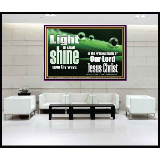 THE LIGHT SHINE UPON THEE  Custom Wall Décor  GWJOY10314  