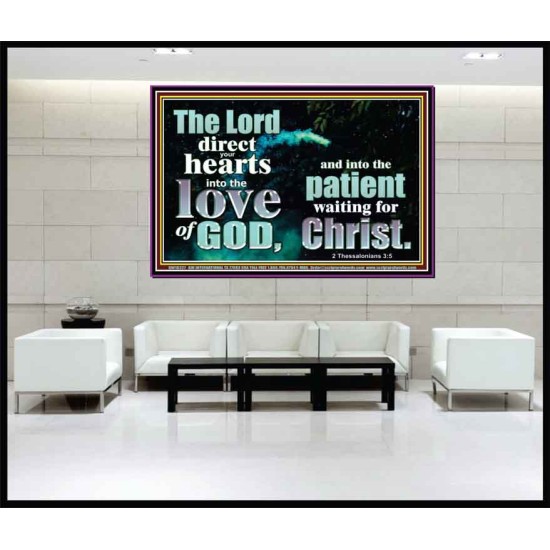 DIRECT YOUR HEARTS INTO THE LOVE OF GOD  Art & Décor Portrait  GWJOY10327  