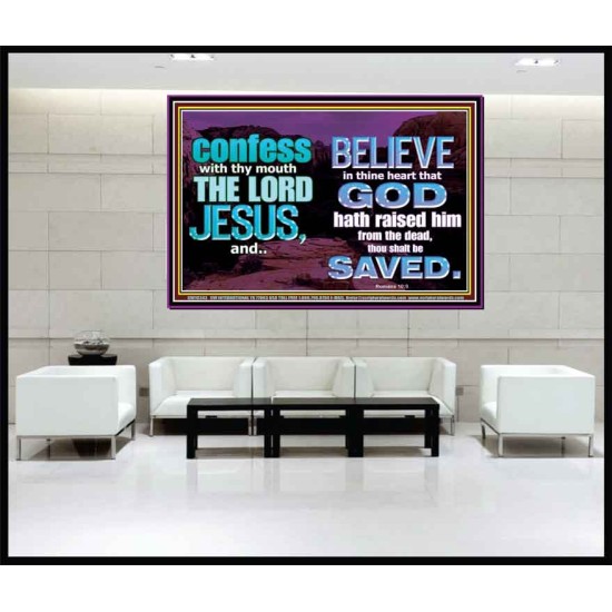 IN CHRIST JESUS IS ULTIMATE DELIVERANCE  Bible Verse for Home Portrait  GWJOY10343  