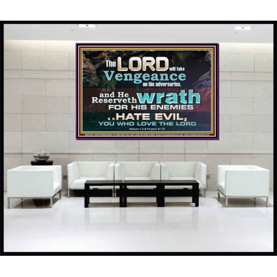 HATE EVIL YOU WHO LOVE THE LORD  Children Room Wall Portrait  GWJOY10378  