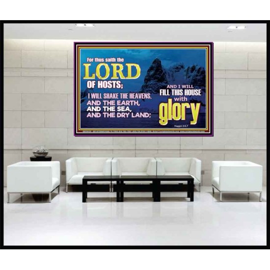 I WILL FILL THIS HOUSE WITH GLORY  Righteous Living Christian Portrait  GWJOY10420  