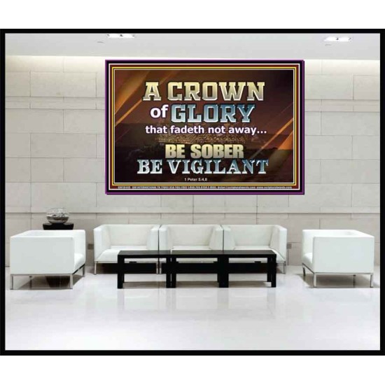 CROWN OF GLORY FOR OVERCOMERS  Scriptures Décor Wall Art  GWJOY10440  