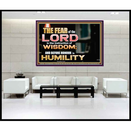 BEFORE HONOUR IS HUMILITY  Scriptural Portrait Signs  GWJOY10455  