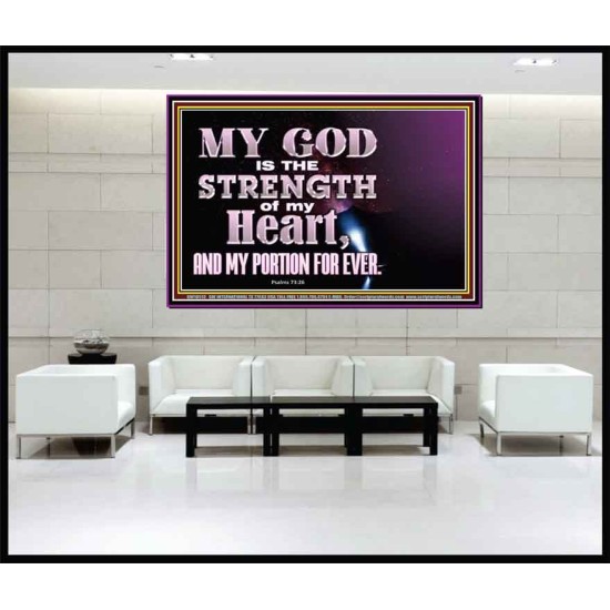 JEHOVAH THE STRENGTH OF MY HEART  Bible Verses Wall Art & Decor   GWJOY10513  