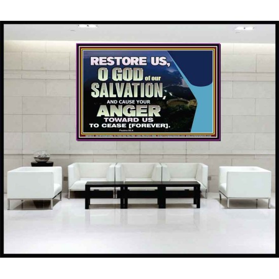 GOD OF OUR SALVATION  Scripture Wall Art  GWJOY10573  