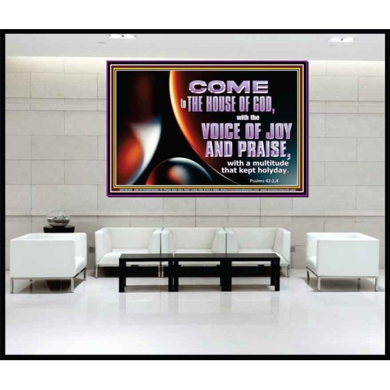 THE VOICE OF JOY AND PRAISE  Wall Décor  GWJOY10589  