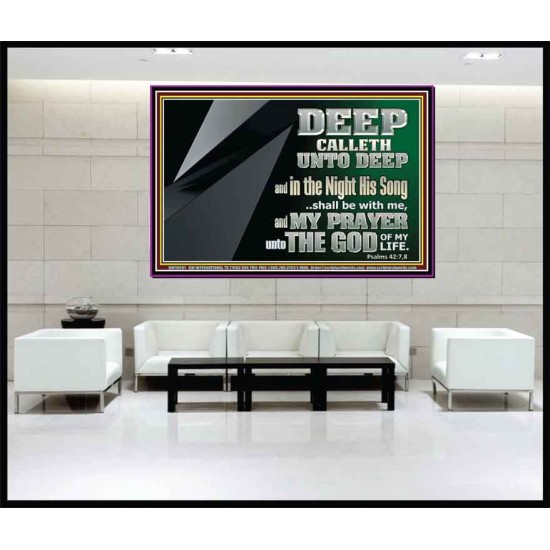 DEEP CALLETH UNTO DEEP  Modern Wall Art  GWJOY10591  