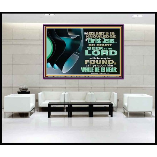 SEEK YE THE LORD WHILE HE MAY BE FOUND  Unique Scriptural ArtWork  GWJOY10603  