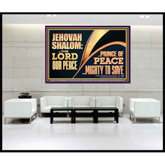 JEHOVAHSHALOM THE LORD OUR PEACE PRINCE OF PEACE  Church Portrait  GWJOY10716  