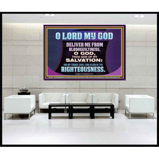 DELIVER ME FROM BLOODGUILTINESS  Religious Wall Art   GWJOY11741  