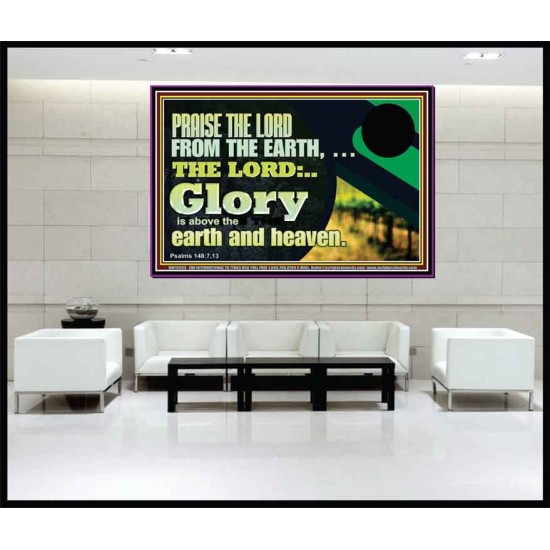 PRAISE THE LORD FROM THE EARTH  Children Room Wall Portrait  GWJOY12033  