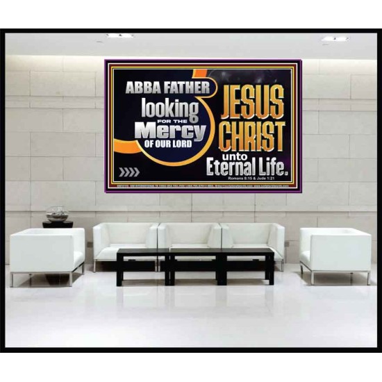 THE MERCY OF OUR LORD JESUS CHRIST UNTO ETERNAL LIFE  Décor Art Work  GWJOY12115  