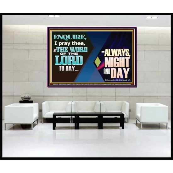 THE WORD OF THE LORD TO DAY  New Wall Décor  GWJOY12151  