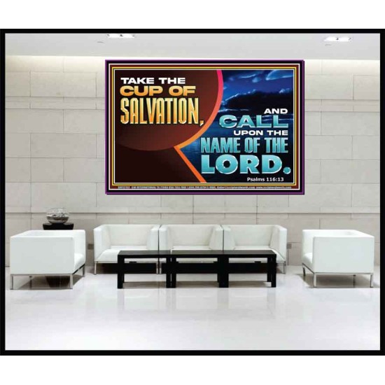 TAKE THE CUP OF SALVATION  Art & Décor Portrait  GWJOY12152  