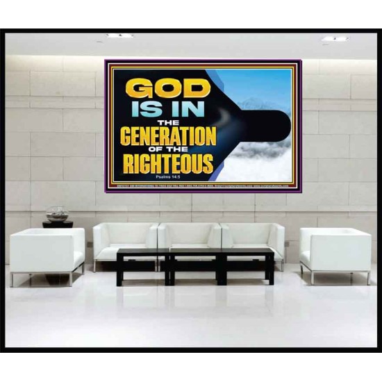 GOD IS IN THE GENERATION OF THE RIGHTEOUS  Scripture Art  GWJOY12722  