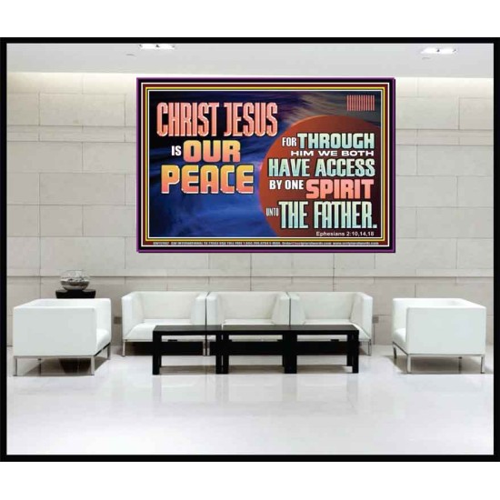 CHRIST JESUS IS OUR PEACE  Christian Paintings Portrait  GWJOY12967  