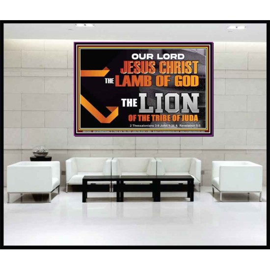 THE LION OF THE TRIBE OF JUDA CHRIST JESUS  Ultimate Inspirational Wall Art Portrait  GWJOY12993  