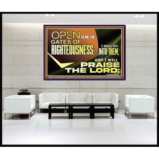 OPEN TO ME THE GATES OF RIGHTEOUSNESS  Children Room Décor  GWJOY13036  
