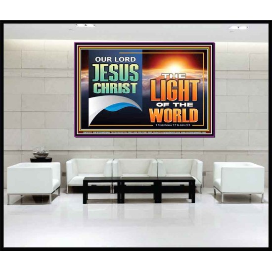 OUR LORD JESUS CHRIST THE LIGHT OF THE WORLD  Christian Wall Décor Portrait  GWJOY13122B  