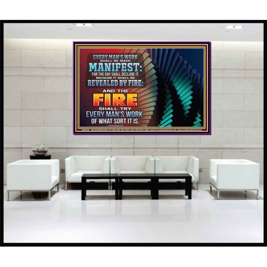 YOUR WORKS SHALL BE TRIED BY FIRE  Modern Art Picture  GWJOY9796  