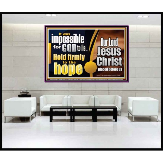 GOD NEVER LIE ONLY BELIEVE  Art & Wall Décor  GWJOY9820  