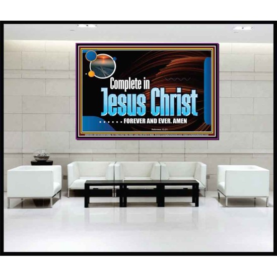 COMPLETE IN JESUS CHRIST FOREVER  Affordable Wall Art Prints  GWJOY9905  