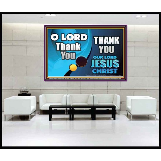 THANK YOU OUR LORD JESUS CHRIST  Custom Biblical Painting  GWJOY9907  