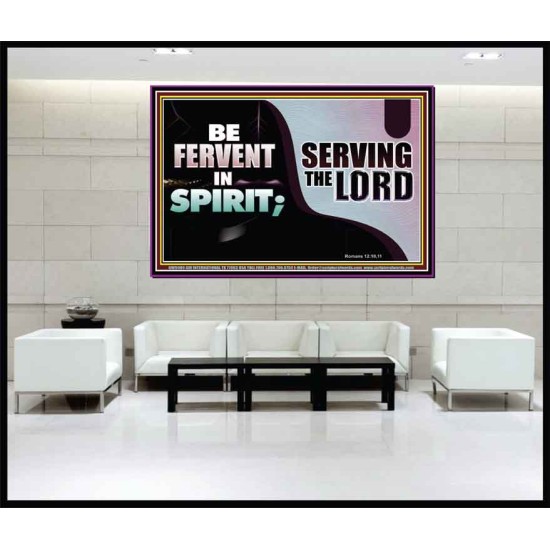 FERVENT IN SPIRIT SERVING THE LORD  Custom Art and Wall Décor  GWJOY9908  