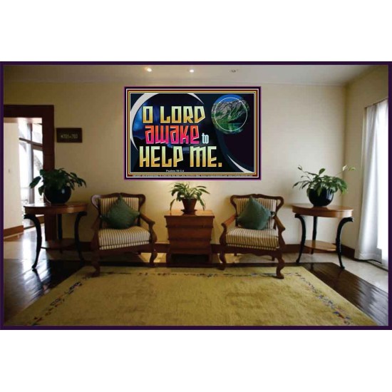 O LORD AWAKE TO HELP ME  Scriptures Décor Wall Art  GWJOY12697  