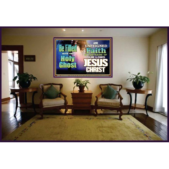 BE FILLED WITH THE HOLY GHOST  Large Wall Art Portrait  GWJOY9793  