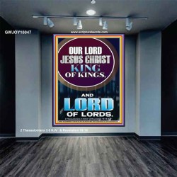 JESUS CHRIST - KING OF KINGS LORD OF LORDS   Bathroom Wall Art  GWJOY10047  "37x49"
