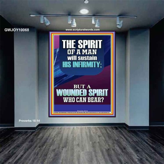 THE SPIRIT OF A MAN   Office Wall Portrait  GWJOY10068  