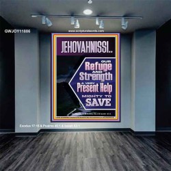 JEHOVAH NISSI A VERY PRESENT HELP  Eternal Power Picture  GWJOY11886  "37x49"