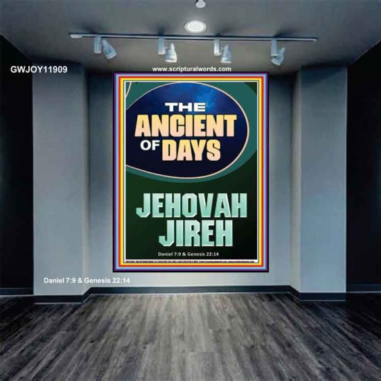 THE ANCIENT OF DAYS JEHOVAH JIREH  Unique Scriptural Picture  GWJOY11909  