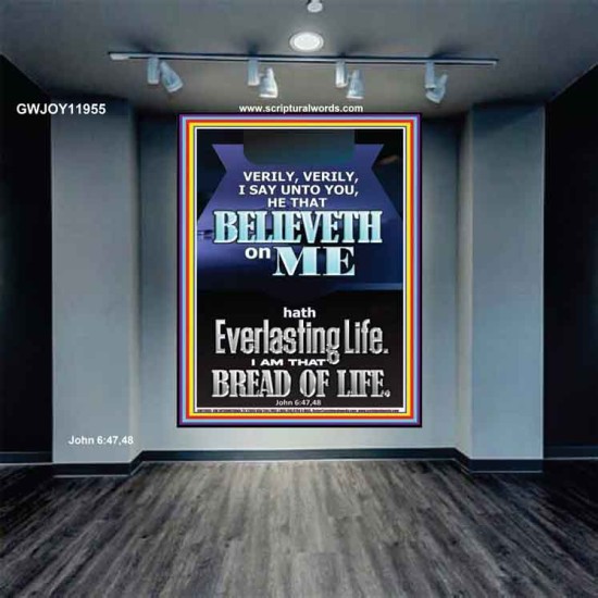 I AM THAT BREAD OF LIFE  Unique Power Bible Portrait  GWJOY11955  