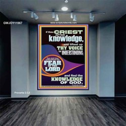 FIND THE KNOWLEDGE OF GOD  Bible Verse Art Prints  GWJOY11967  "37x49"