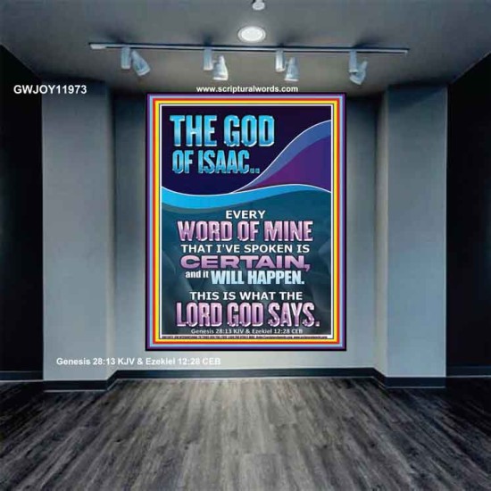 EVERY WORD OF MINE IS CERTAIN SAITH THE LORD  Scriptural Wall Art  GWJOY11973  