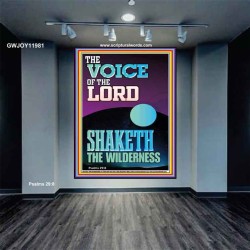 THE VOICE OF THE LORD SHAKETH THE WILDERNESS  Christian Portrait Art  GWJOY11981  