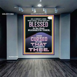 BLESSED IS HE THAT BLESSETH THEE  Encouraging Bible Verse Portrait  GWJOY11994  "37x49"