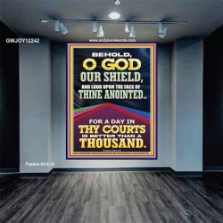 LOOK UPON THE FACE OF THINE ANOINTED O GOD  Contemporary Christian Wall Art  GWJOY12242  "37x49"