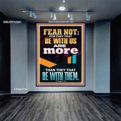 THEY THAT BE WITH US ARE MORE THAN THEM  Modern Wall Art  GWJOY12301  "37x49"