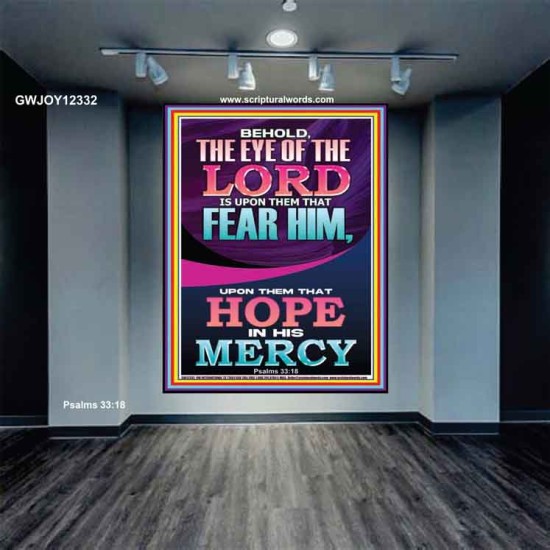 THEY THAT HOPE IN HIS MERCY  Unique Scriptural ArtWork  GWJOY12332  