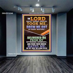 THE LORD DREW ME OUT OF MANY WATERS  New Wall Décor  GWJOY12346  "37x49"