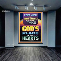 KEEP YOURSELVES FROM IDOLS  Sanctuary Wall Portrait  GWJOY9394  "37x49"