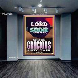 THE LORD BE GRACIOUS UNTO THEE  Unique Scriptural Portrait  GWJOY9991  "37x49"