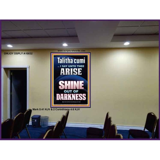 TALITHA CUMI ARISE SHINE OUT OF DARKNESS  Children Room Portrait  GWJOY10032  