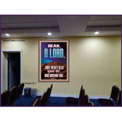 BECAUSE OF YOUR GREAT MERCIES PLEASE ANSWER US O LORD  Art & Wall Décor  GWJOY11813  "37x49"