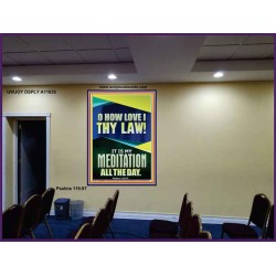 MAKE THE LAW OF THE LORD THY MEDITATION DAY AND NIGHT  Custom Wall Décor  GWJOY11825  "37x49"